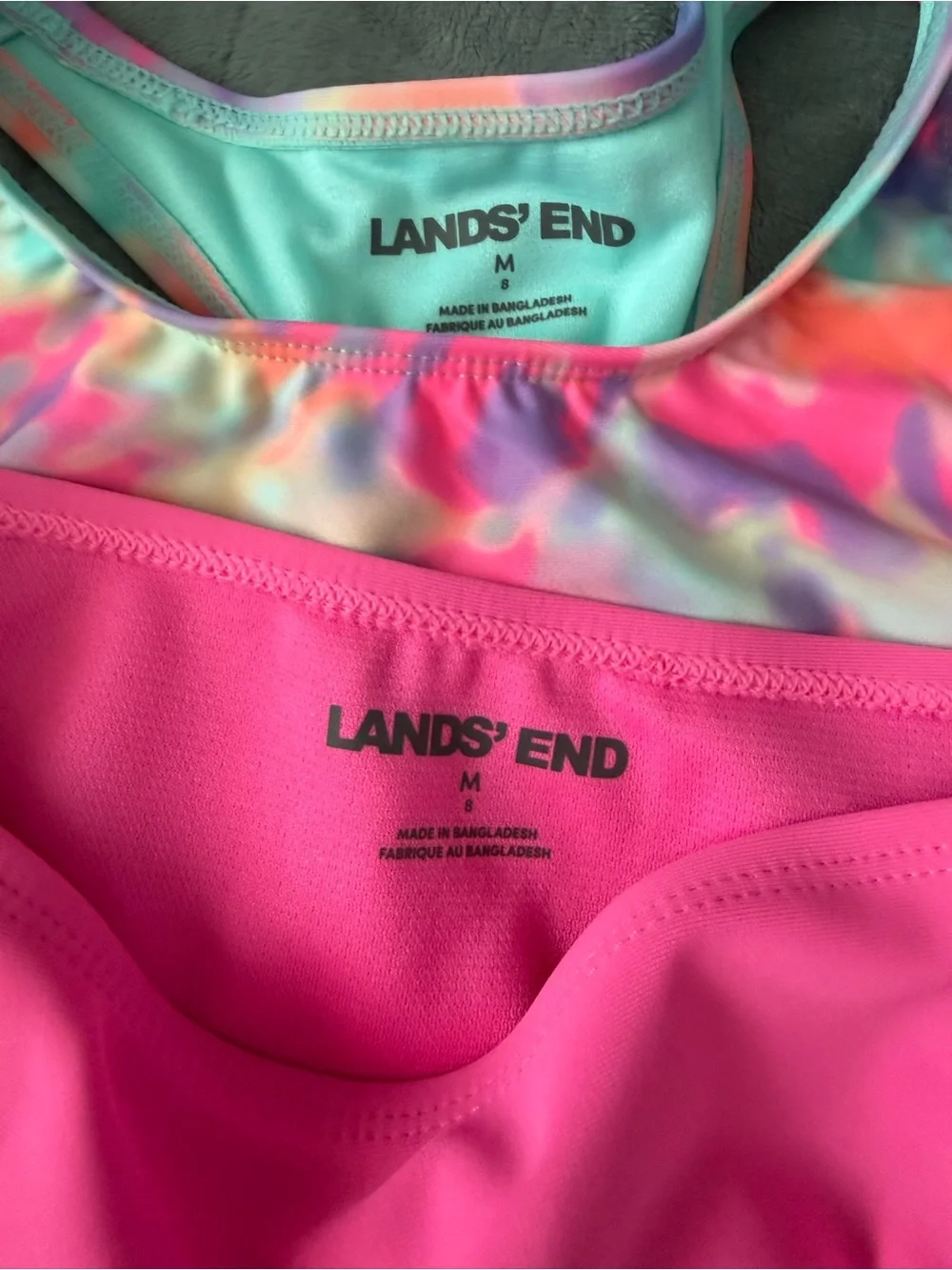 Lands' End Girls' Tankini and Bottom Sets